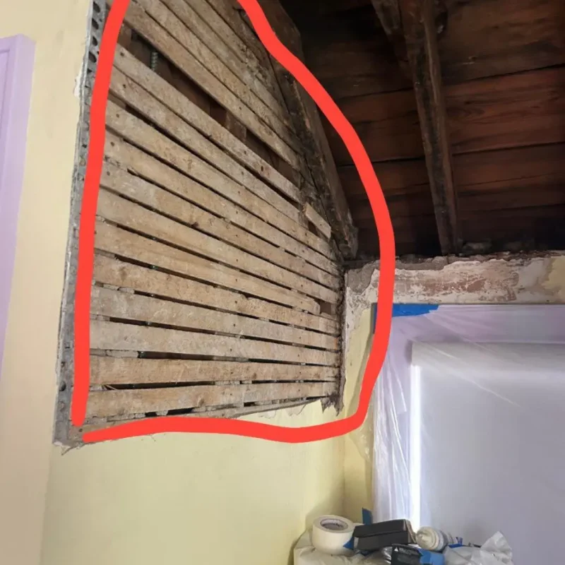 Drywall repair project in Hoboken NJ