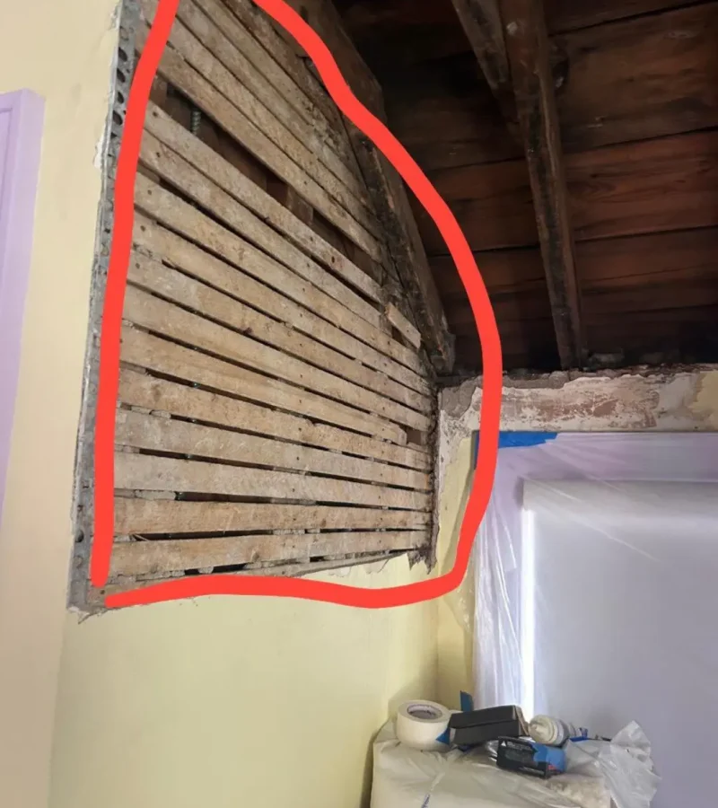 Drywall repair project in Hoboken NJ