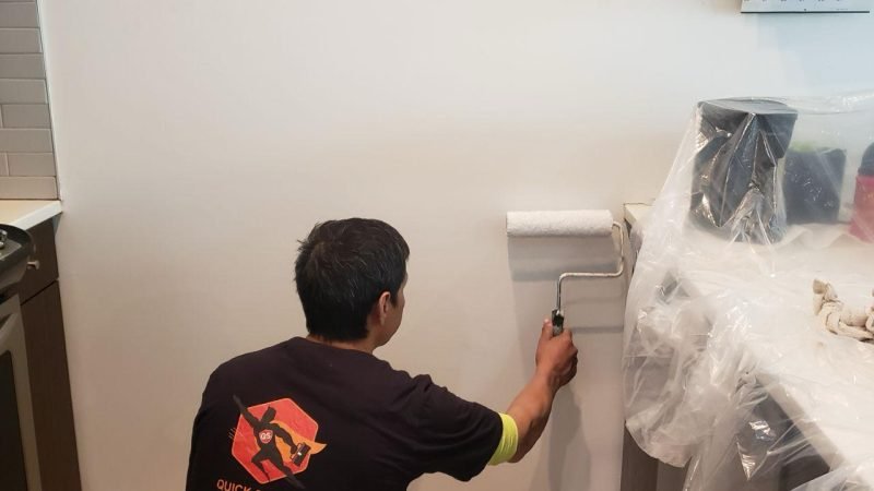 Handyman working painting job in hoboken new jersey